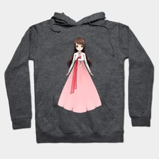 Hanbok GIrl 1 Hoodie